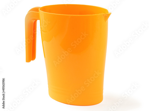 empty yellow plastic jug