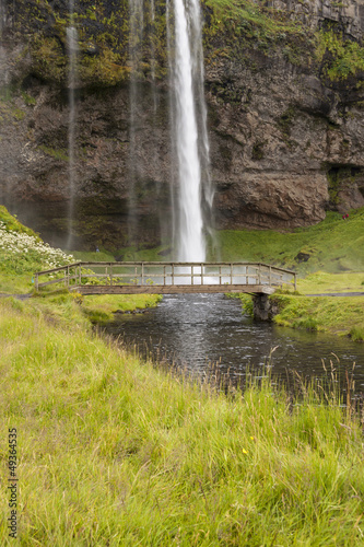 Seljalandsfoss waterfall - Iceland.