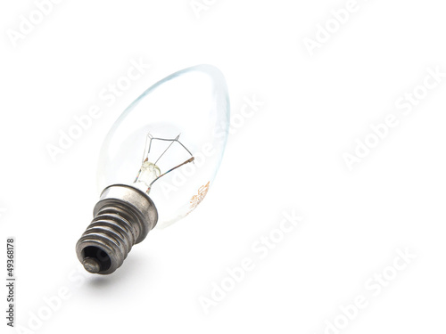 Candle light bulb with natural shadow