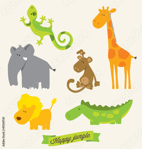 animal jungle set