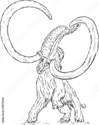 mammoth attaking