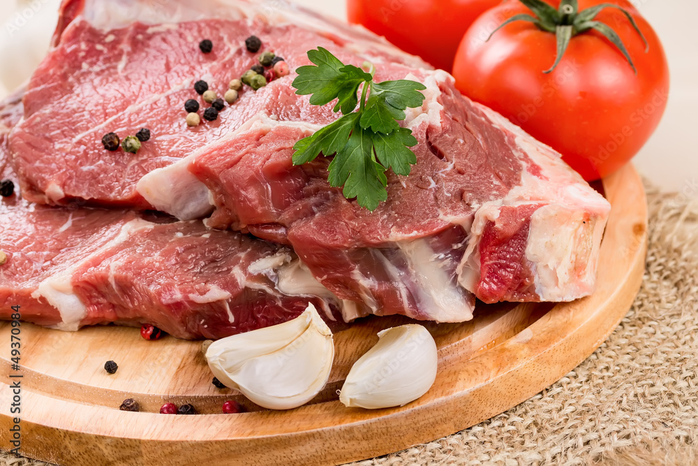 Raw beef Raw beef