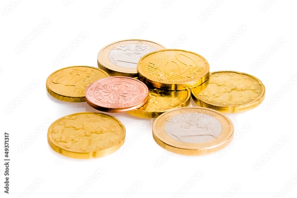 euro coins euro coins