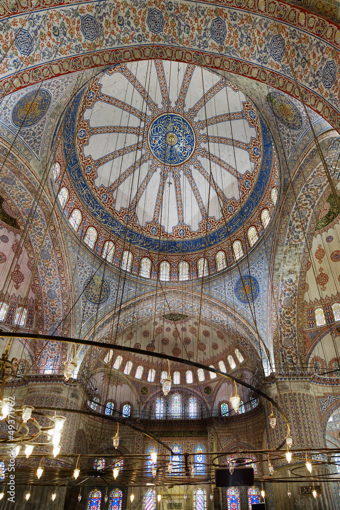 Sultan Ahmed Mosque, also Blue Mosque. Istanbul, Turkey