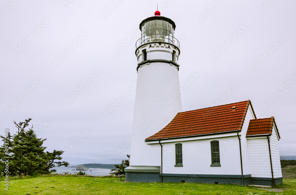 Lighthouse Overlooking the Sea Lighthouse Overlooking the Sea