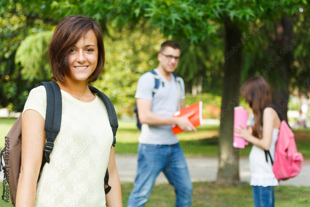Young beautiful student portrait Young beautiful student portrait