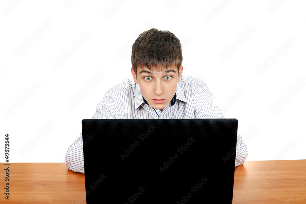 Young Man With Laptop Young Man With Laptop