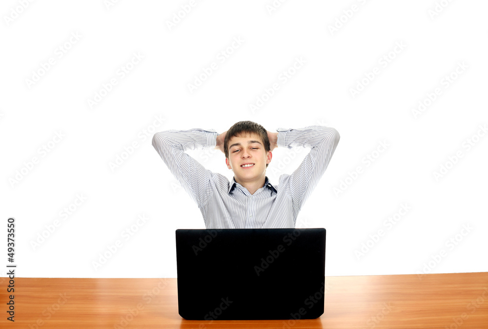 Young Man With Laptop