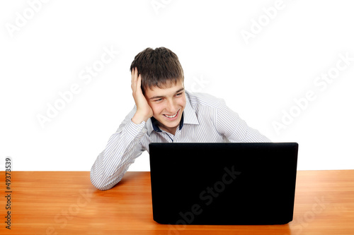 Young Man With Laptop