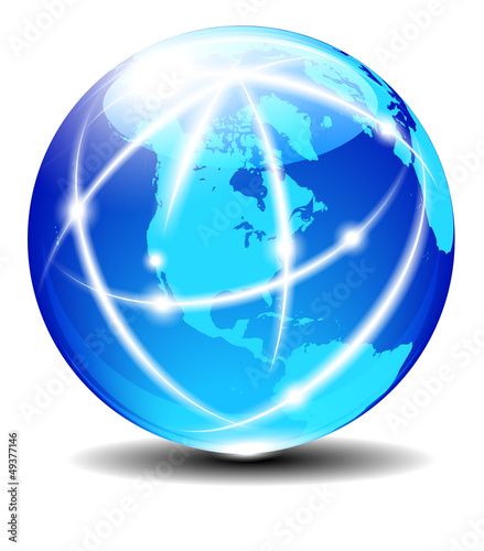 North, South, and Central AMERICA, Global Communication Planet