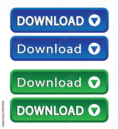 Download web buttons blue and green