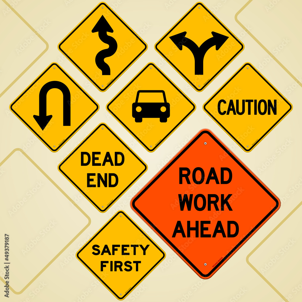 Road Sign Set Road Sign Set