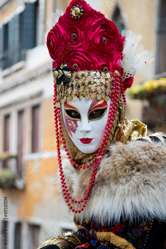 Fototapeta Naklejka Na Ścianę i Meble -  Maschera Tradizionale Veneziana, Carnevale 2013