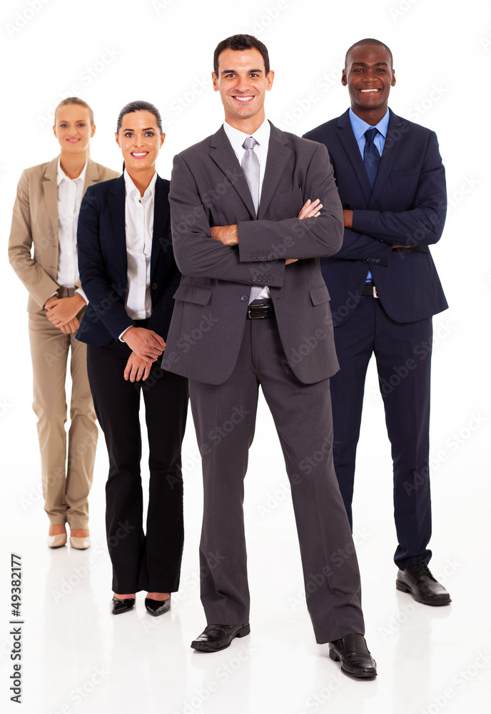 group of business people full length on white group of business people full length on white