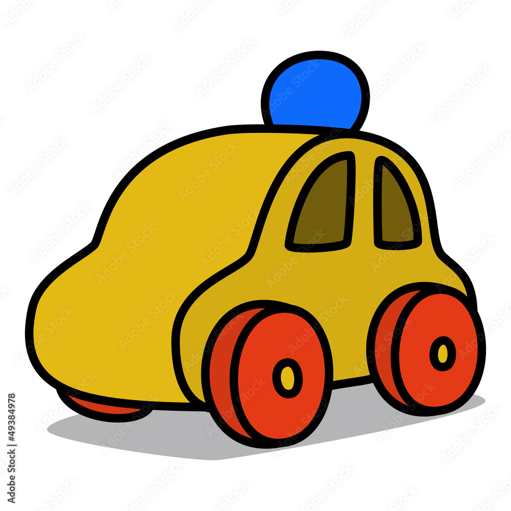 Toy car cartoon shop