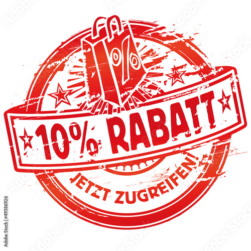 Stempel 10% Rabatt