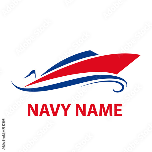 Vector Logo yacht and boat