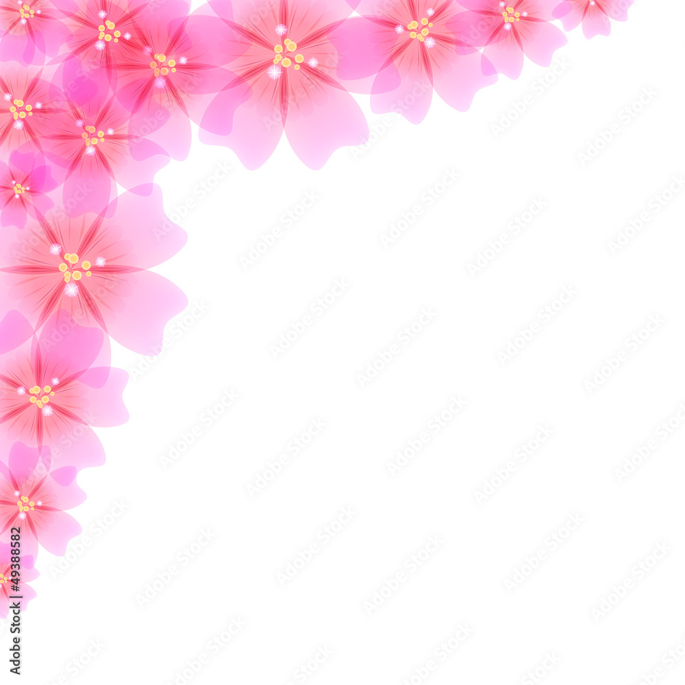 Floral pink pattern Floral pink pattern