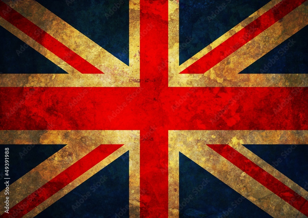 Fototapeta premium Grunge UK Flag