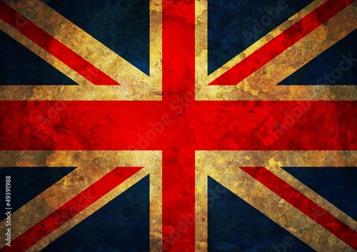 Grunge UK Flag