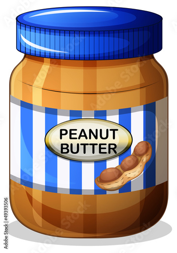 A jar of peanut butter