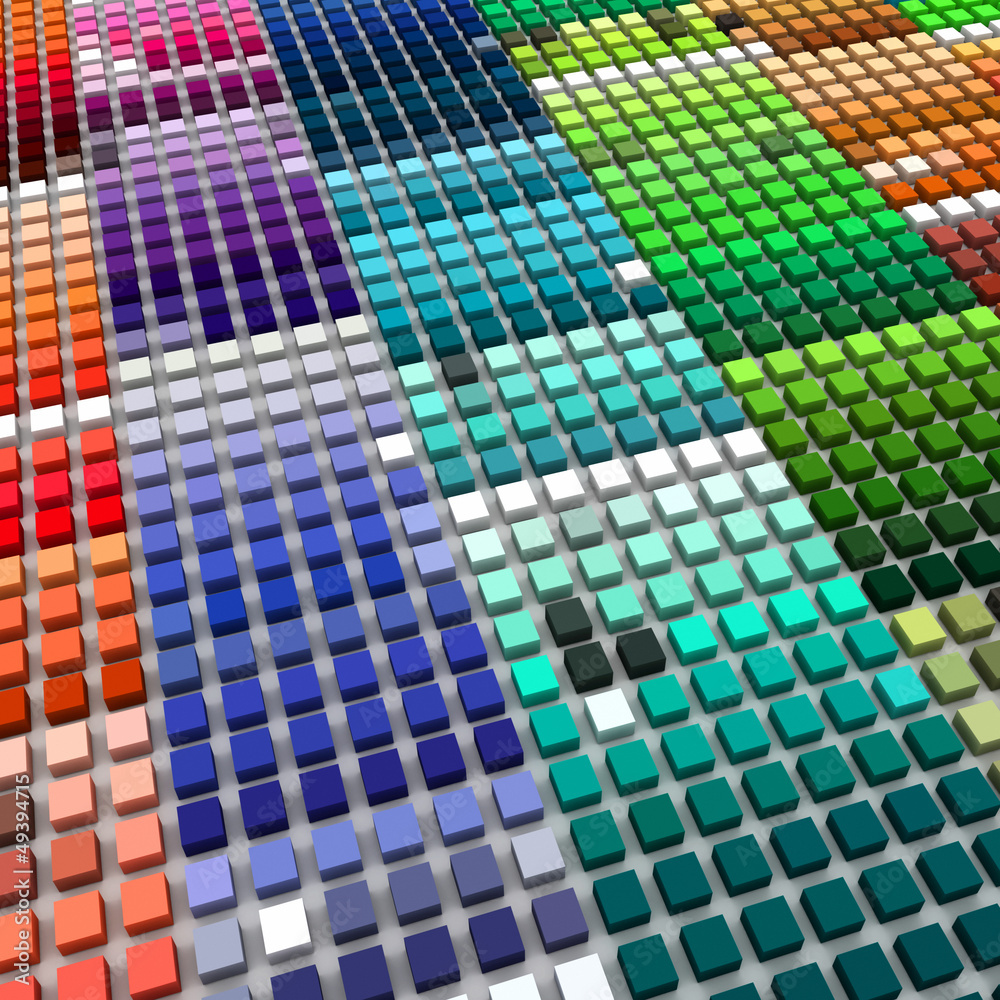 Fototapeta premium Color palette