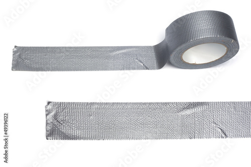 Obraz na płótnie Silver gaffa tape role w salonie