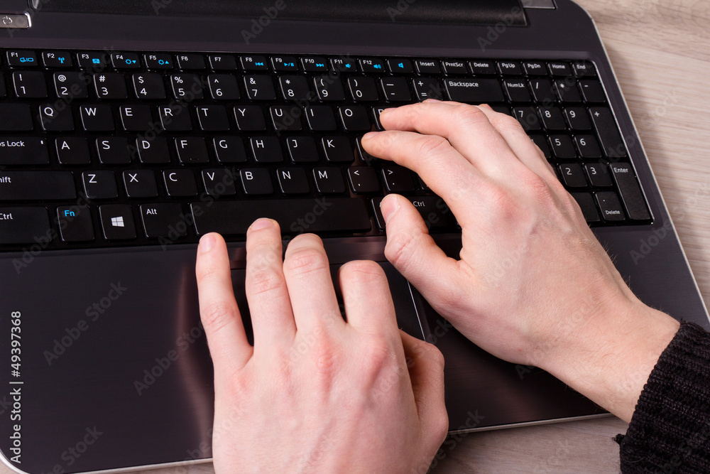 hands on the keyboard hands on the keyboard