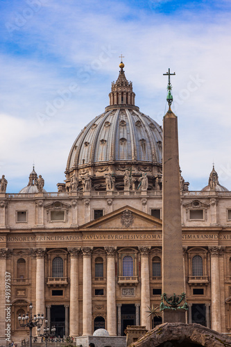 St. Peter's Basilica in Vatican City in Rome, Italy. © Sergii Figurnyi