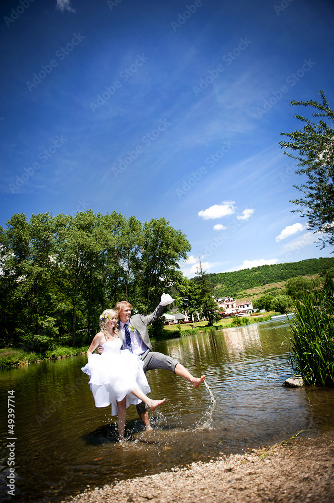 Beautiful wedding couple Beautiful wedding couple