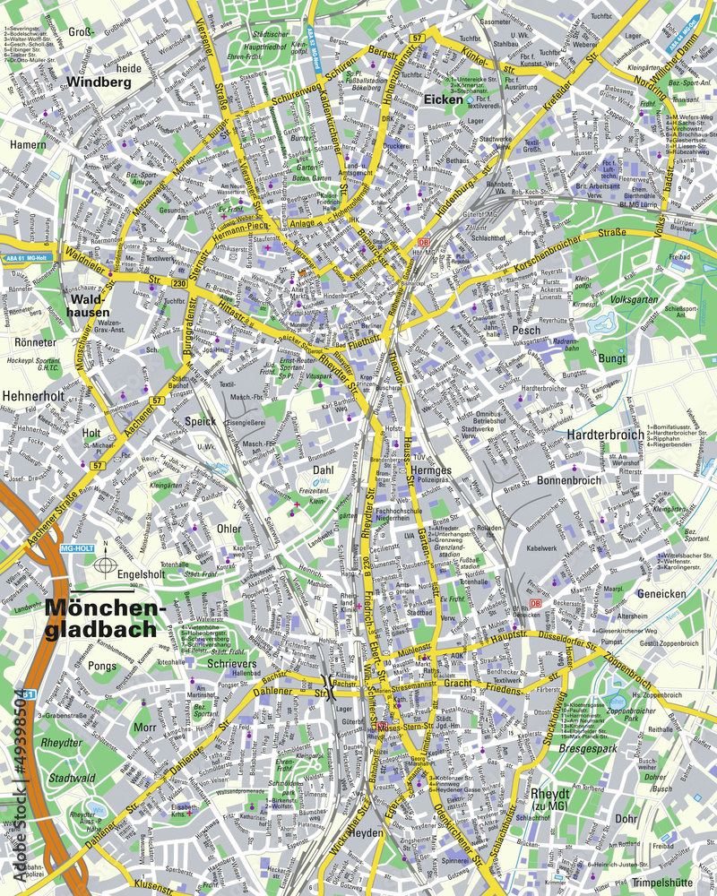 Obraz premium City_Moenchengladbach