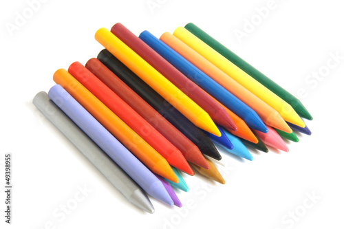 Colored wax pencils
