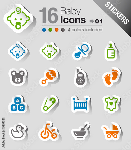 Stickers - Baby icons