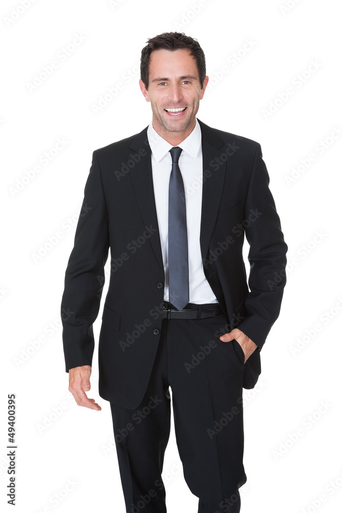 Portrait of happy middle aged businessman Portrait of happy middle aged businessman