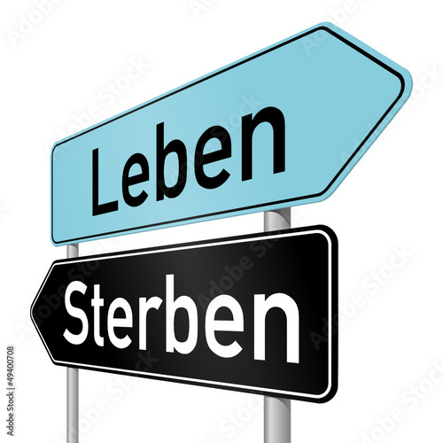 schild lr leben sterben I