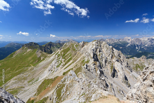 Dolomiti - Lastei ridge and Selle pass