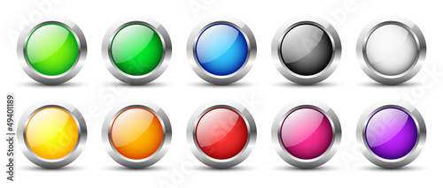 Button Set Farbig