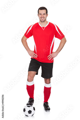 Portrait of professional soccer player © Andrey Popov
