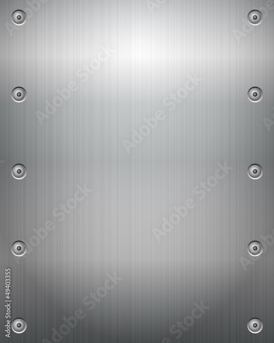 Metallic plate background