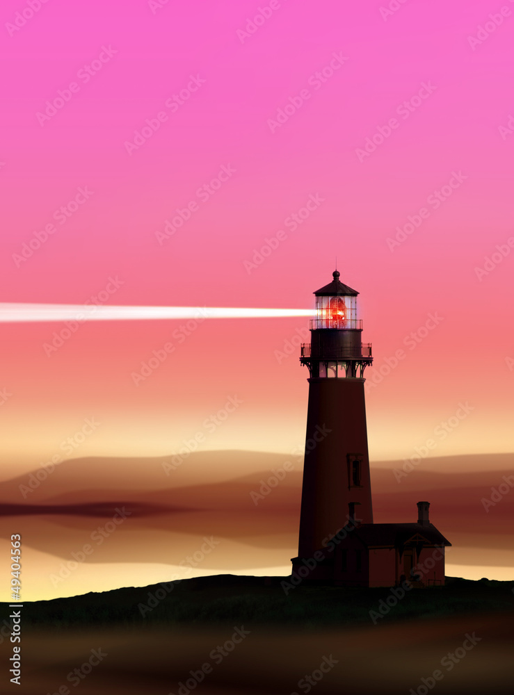 lighthouse near Atlantic seaboard