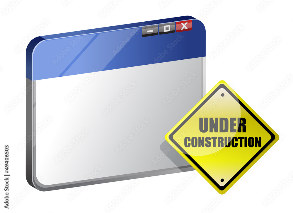 Under construction site template Under construction site template