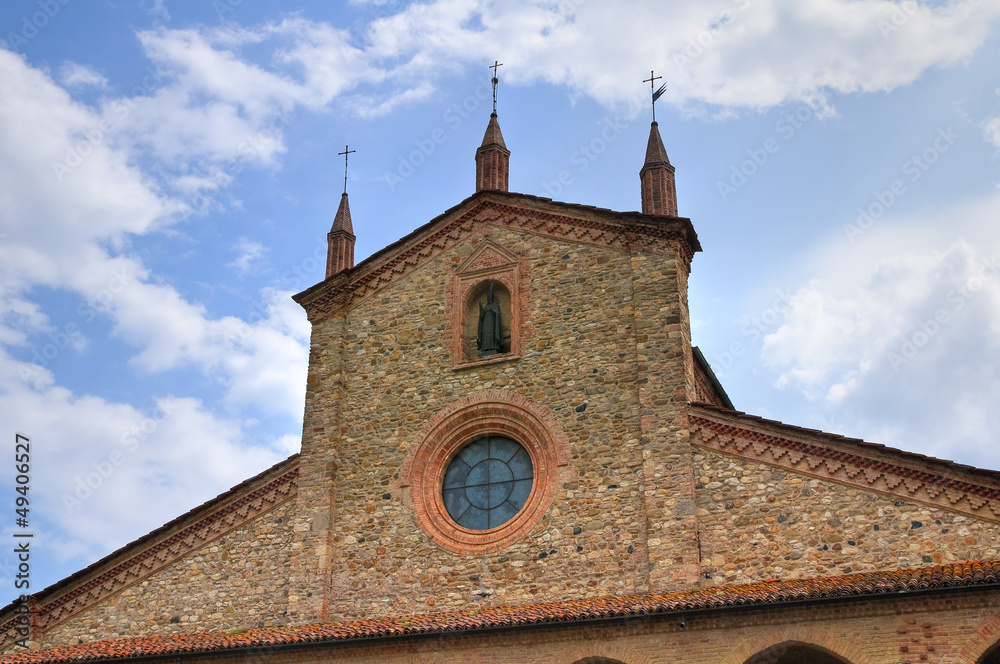 Fototapeta premium Abbey of St. Colombano. Bobbio. Emilia-Romagna. Italy.