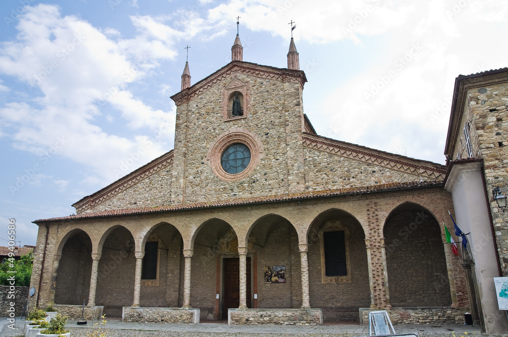 Abbey of St. Colombano. Bobbio. Emilia-Romagna. Italy.