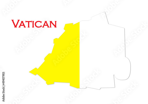Vatican map