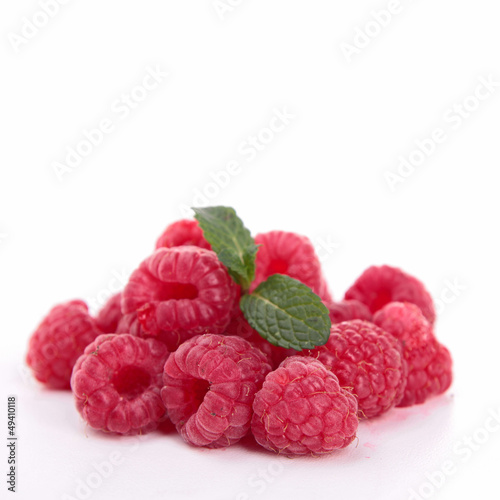 isolated raspberry