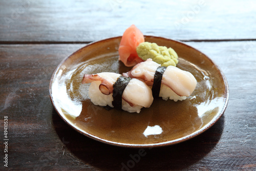 Octopus sushi