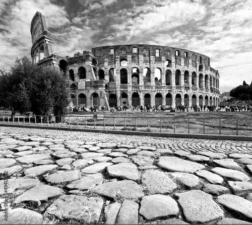 The Majestic Coliseum, Rome, Italy. #49412572