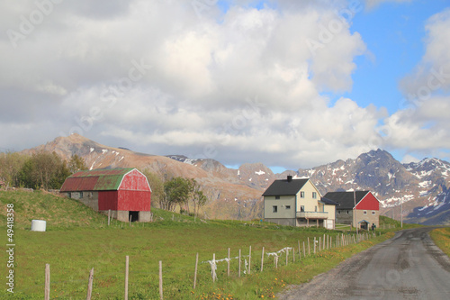 Lofoten's farm of Gimsøy