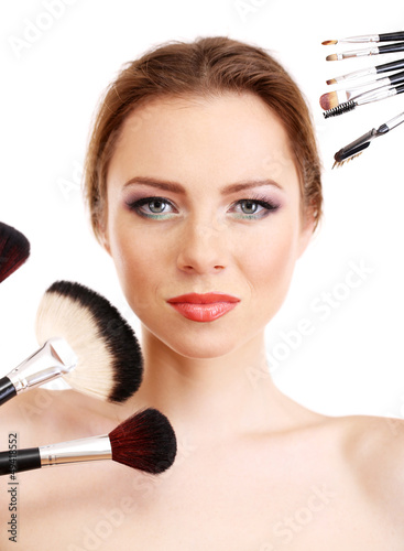 portrait of beautiful woman...