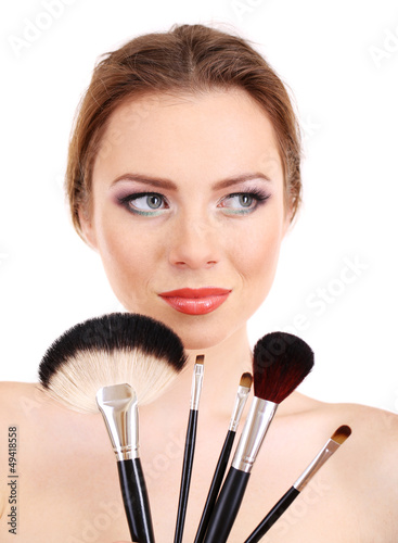 portrait of beautiful woman...